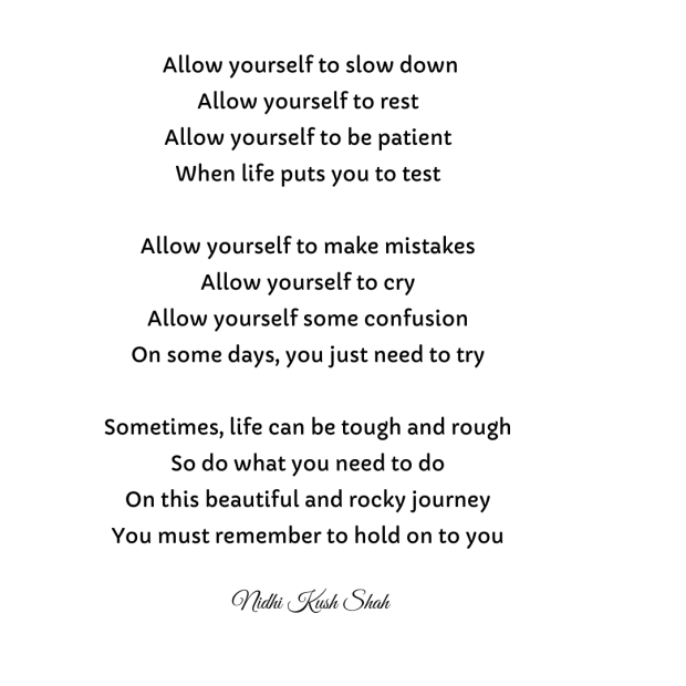 Allow yourself